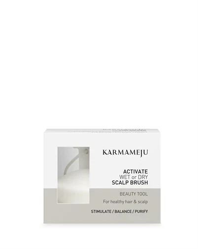 Karmameju - Activate Hovedbundsbørste - White